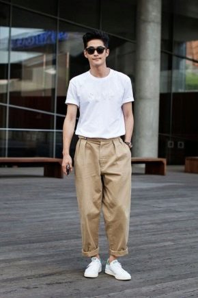 Geniş erkek pantolonları: bunlar nedir ve nasıl giyilir?