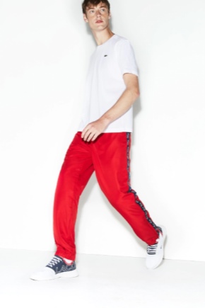 Sports men's straight-cut trousers