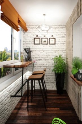 Aménagement d'un balcon et d'une loggia