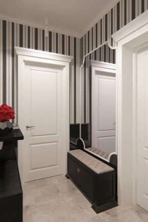 زخرفة المدخل في شقة من غرفة واحدة