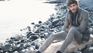 Ανδρικό στενό παντελόνι