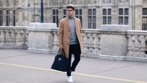 Abrigos de hombre beige