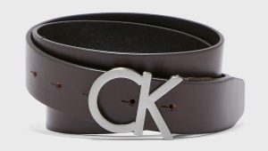 Ανδρικές ζώνες Calvin Klein: μια επισκόπηση των μοντέλων και συμβουλές για την επιλογή