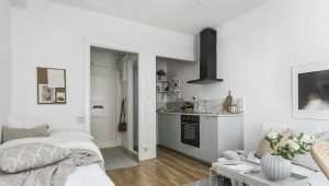 Estúdio de design com área de 22m2. m