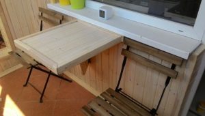 Comment faire une table sur le balcon et la loggia de vos propres mains?