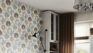 Carta da parati in un monolocale
