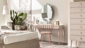 Yatak odası için konsolların özellikleri ve seçimi