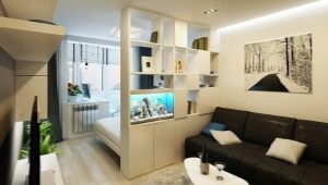 Zonierungsoptionen für eine Einzimmerwohnung