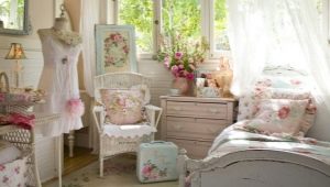 Schlafzimmer im Shabby-Chic