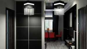 Korridorinnenraum in dunklen Farben
