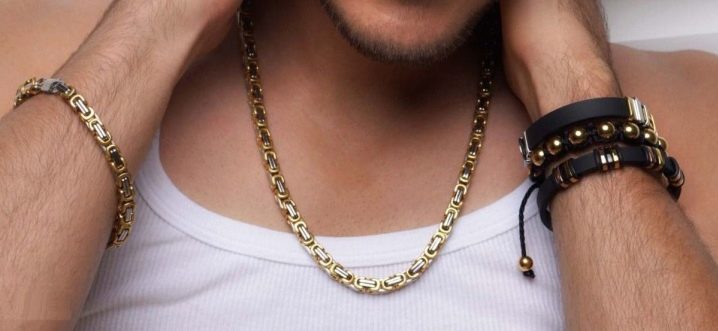 Chaînes pour hommes: types et choix