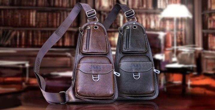 Bolsos de hombre Jeep: descripción general y selección