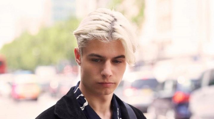 Nuances de cheveux blancs chez les hommes