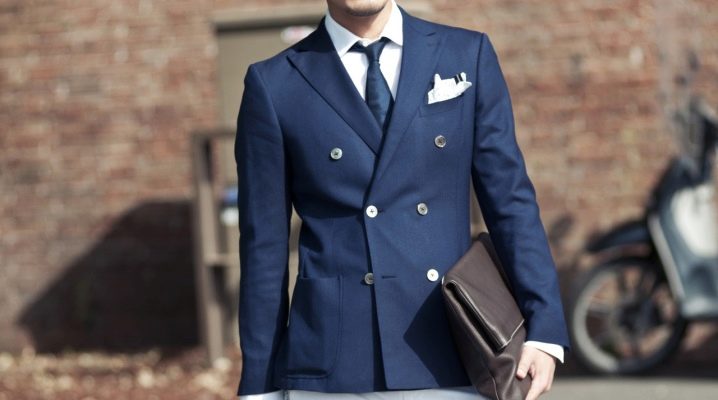 Blazer uomo doppiopetto