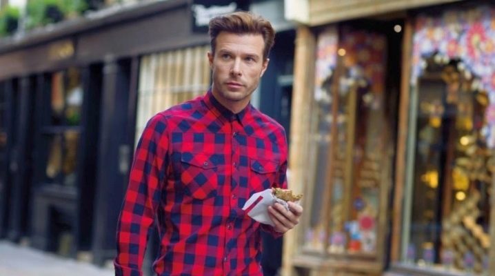 Kafesteki erkek gömlekleri: bunlar nedir ve ne ile birleştirilir?