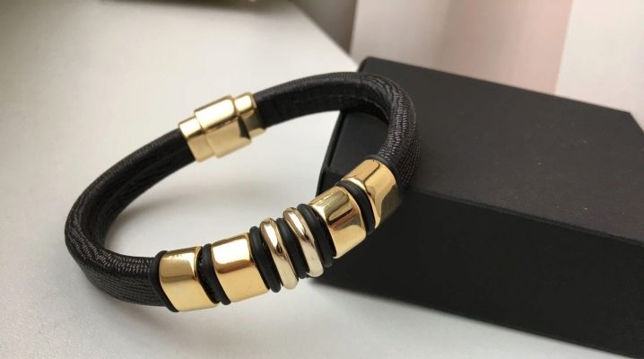 Herren Lederarmbänder mit Gold: Sorten und Auswahlregeln