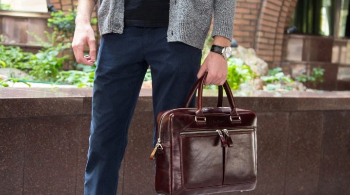 Bolsos de cuero para hombre: variedades, consejos para elegir y cuidar.