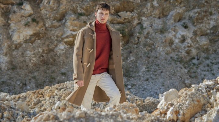 Erkek kapüşonlu mont