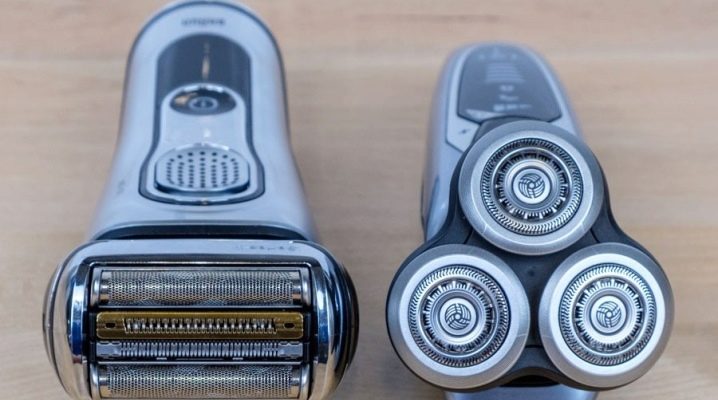 Comparaison des rasoirs rotatifs et à grille