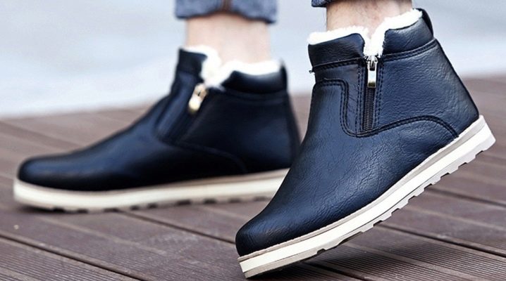 Caractéristiques des bottines d'hiver pour hommes