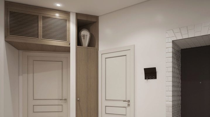 Entrepisos en el diseño interior del pasillo.