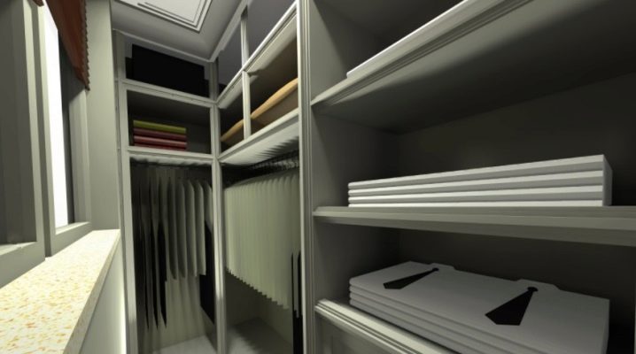 Spogliatoio in balcone e loggia