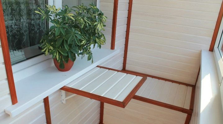 Finition du balcon et de la loggia sans isolation