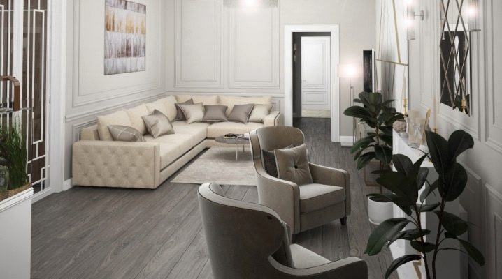 Dört odalı daireler için planlar