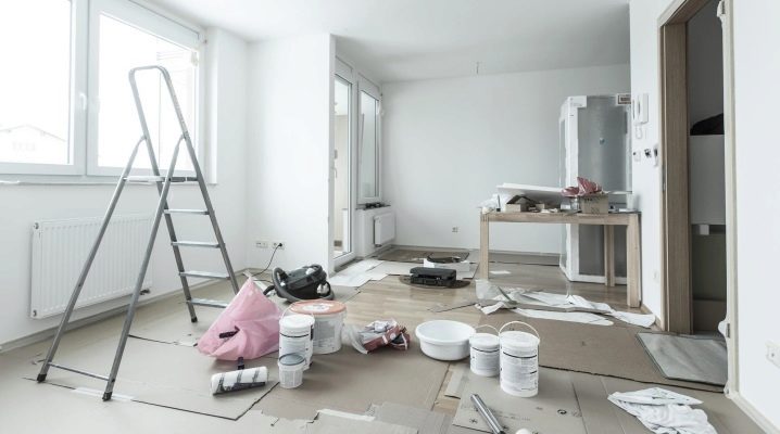 Reparatur einer Zweizimmerwohnung in einem Neubau