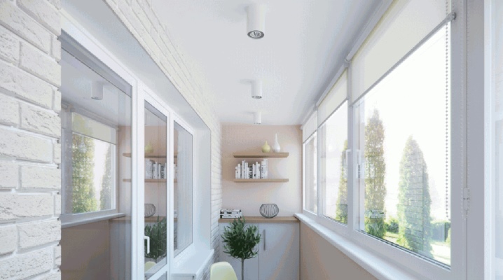 Finishing options for the balcony and loggia