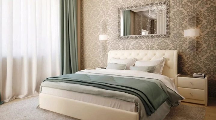 Scegliere le tende per una camera da letto beige