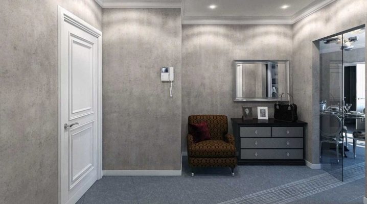 Papier peint liquide à l'intérieur du couloir