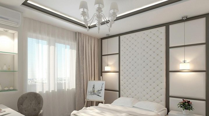 Вътрешна декорация на спалня с размер 13 кв. м