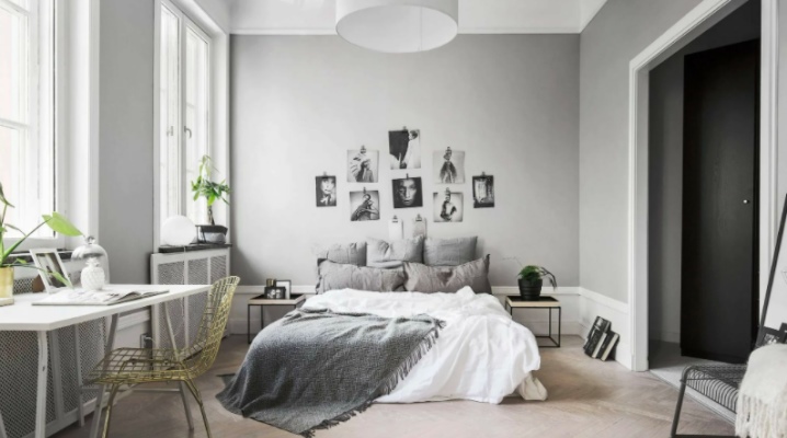 Decorar um quarto cinza e branco