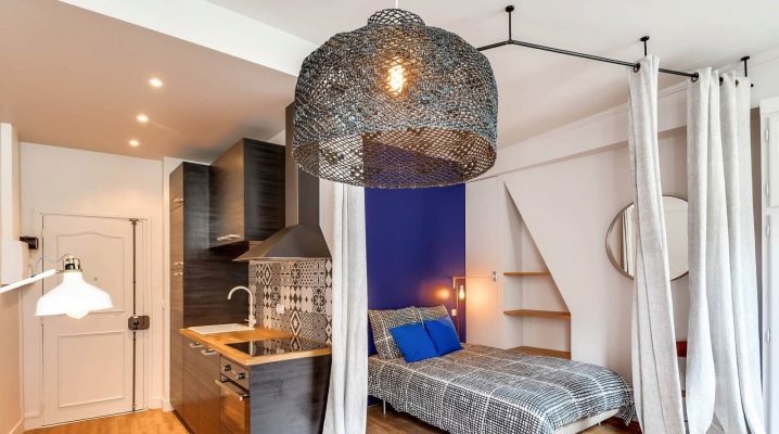 Options de zonage de la chambre avec rideaux