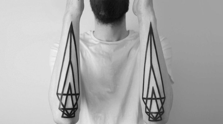 Tatuajes para hombres al estilo del minimalismo.