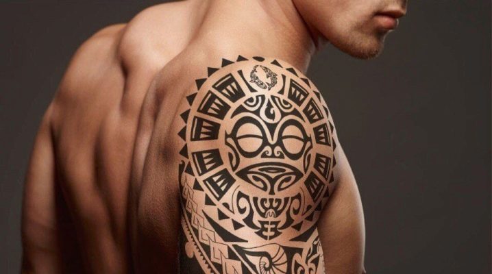 Περιγραφή ανδρικών τατουάζ στο στυλ της Πολυνησίας