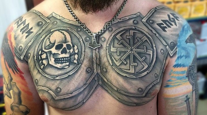 Was sind panzerförmige Tattoos und wo werden sie angewendet?