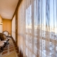 Conception de rideaux pour balcons et loggias