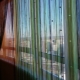 Rideaux en filament pour le balcon et la loggia
